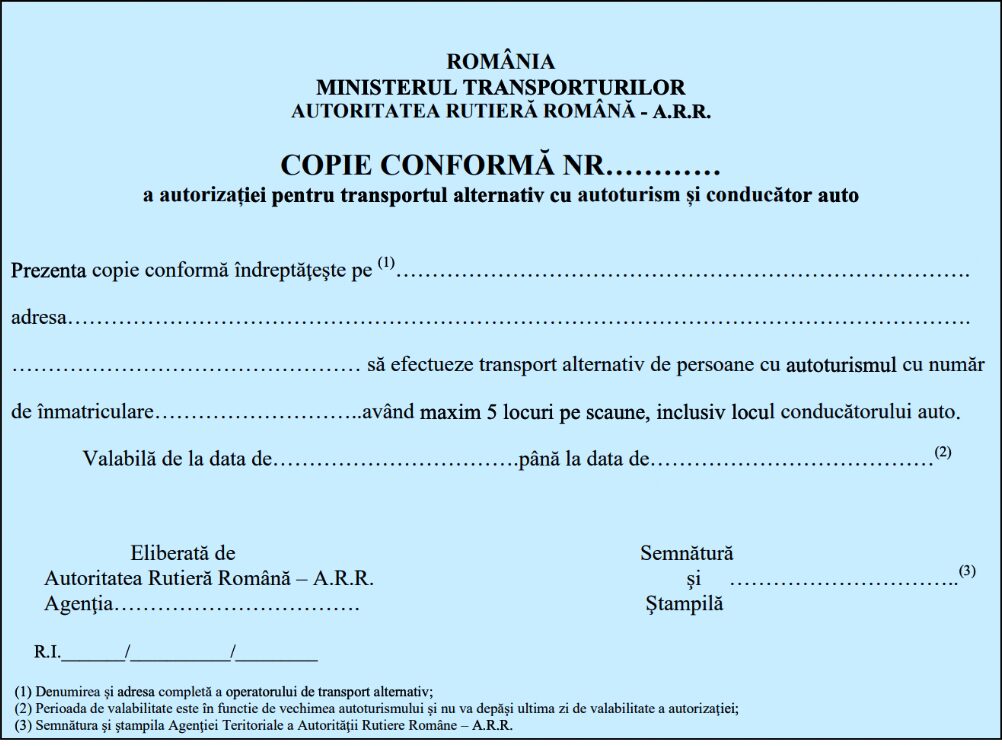 Copie conforma arr