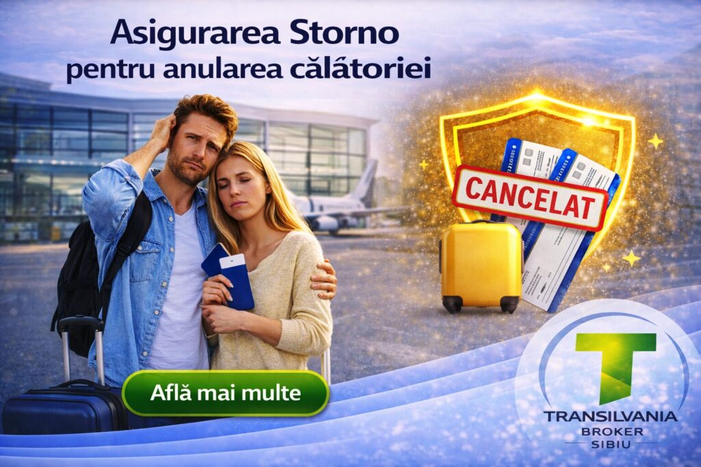 Asigurarea storno pentru anularea calatoriei