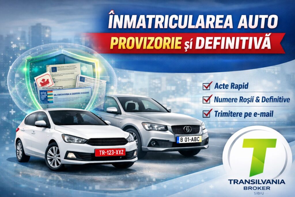 Asigurari Transilvania Broker Sibiu - Inmatricularea Auto Provizorie si Definitiva 1 Inmatricularea auto provizorie si definitiva