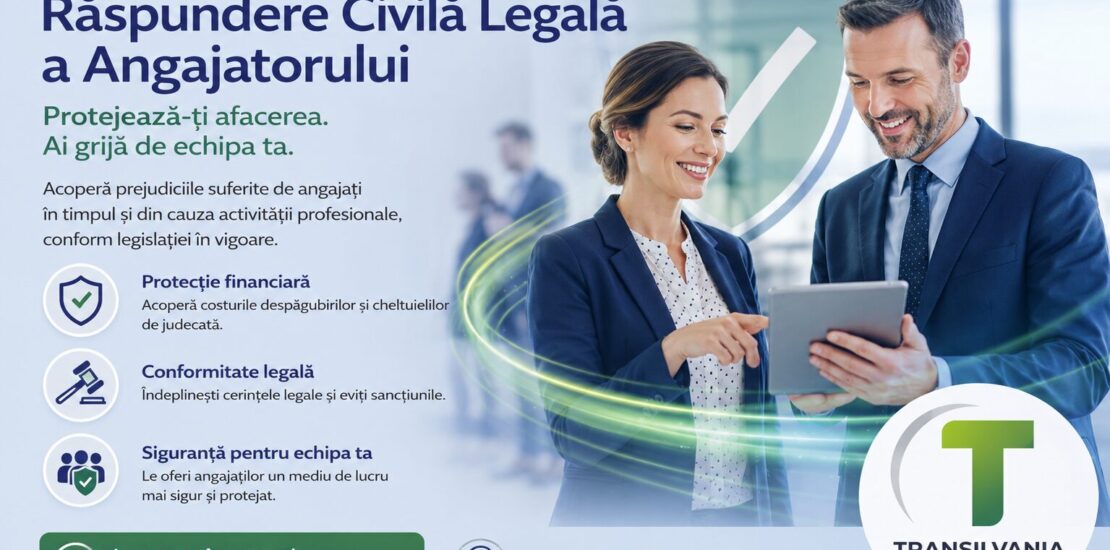 Asigurare de răspundere civilă legală a angajatorului pentru accidente de muncă și îmbolnăviri profesionale.