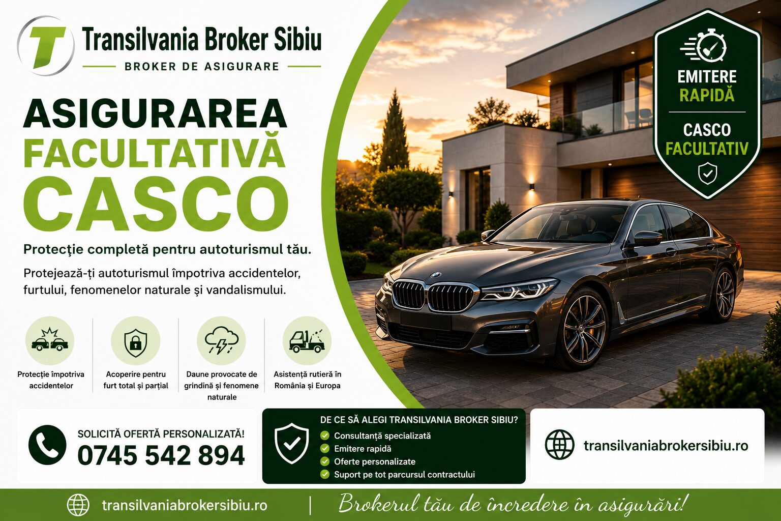 Asigurari Transilvania Broker Sibiu - Asigurarea Facultativa CASCO 1 Asigurarea facultativa casco