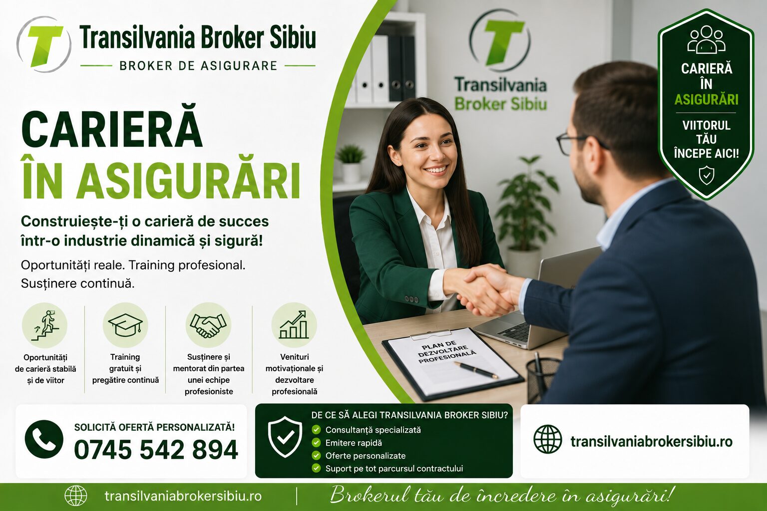 Cariera in asigurari