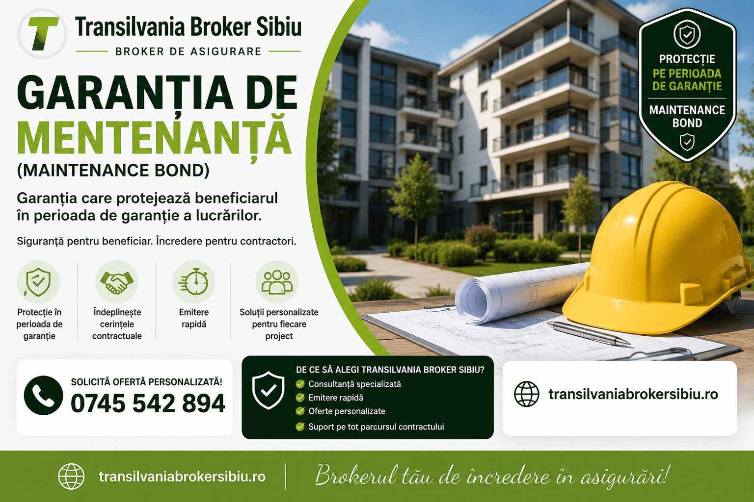 Asigurari Transilvania Broker Sibiu - Garantia de Mentenanta (MAINTENANCE BOND) Asigurare Garantii 1 Garantia de mentenanta (maintenance bond)