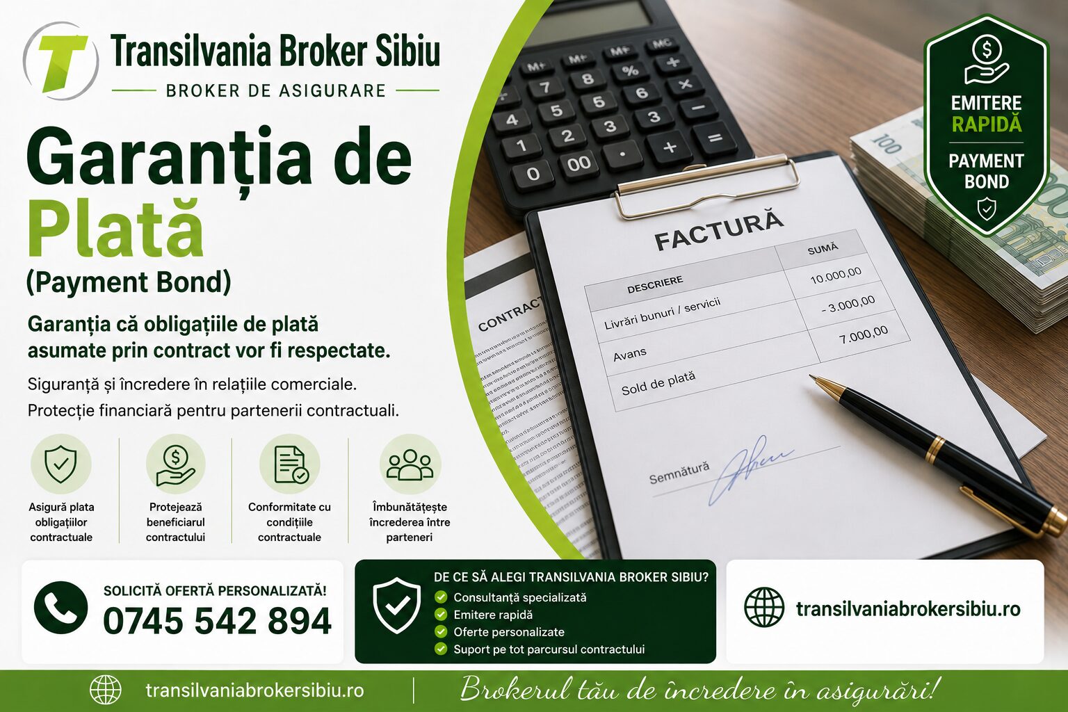 Asigurari Transilvania Broker Sibiu - Garantia de plata Asigurare Garantii 1 Garanția de plată (payment bond)